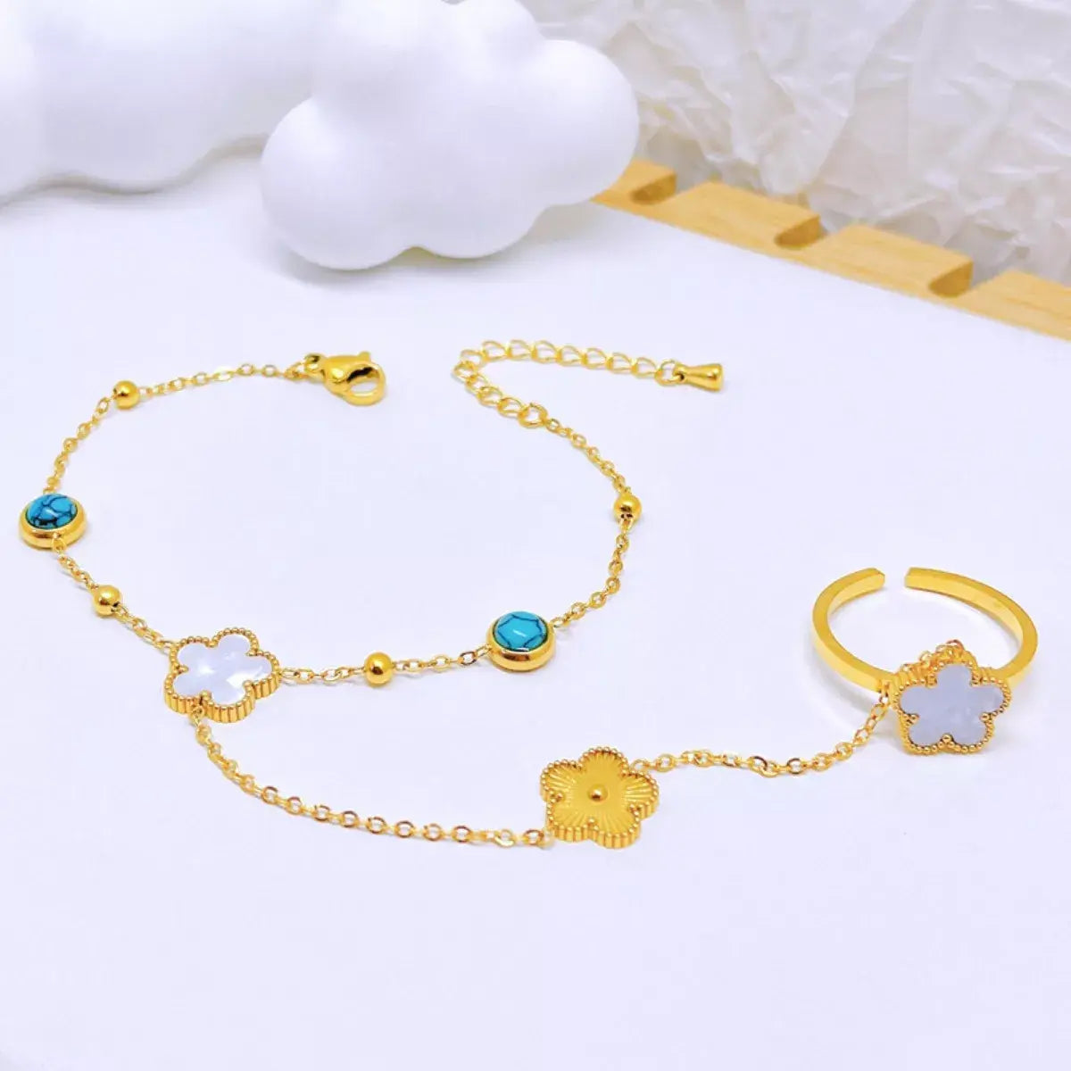Butterfly Charm Finger Bracelet - Trendsi - Flyclothing LLC