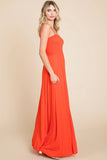 Culture Code Full Size Smocked Cami Maxi Dress with Pockets - Trendsi