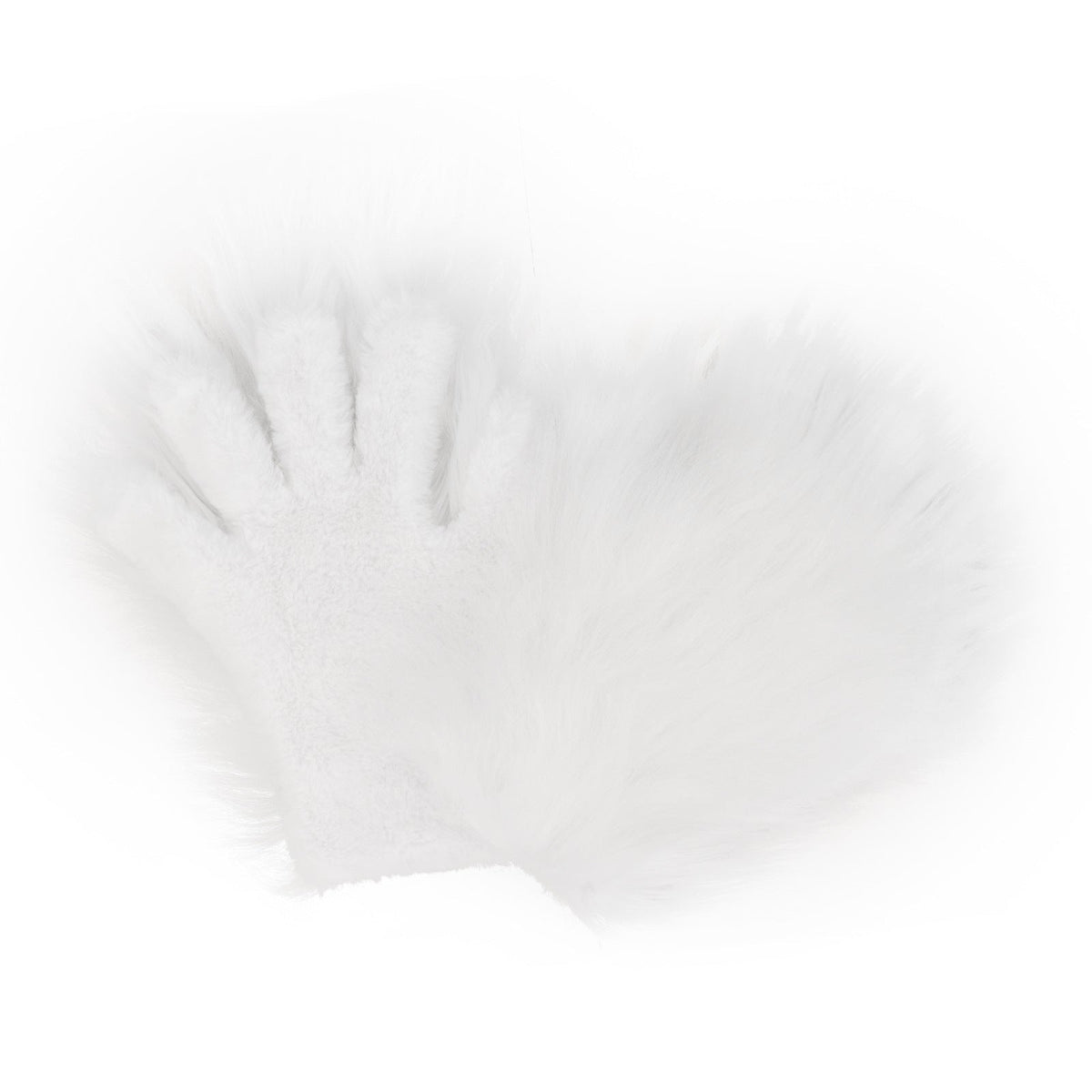 Halloween Long-plush Cat-claw Full-finger And Half-finger Gloves