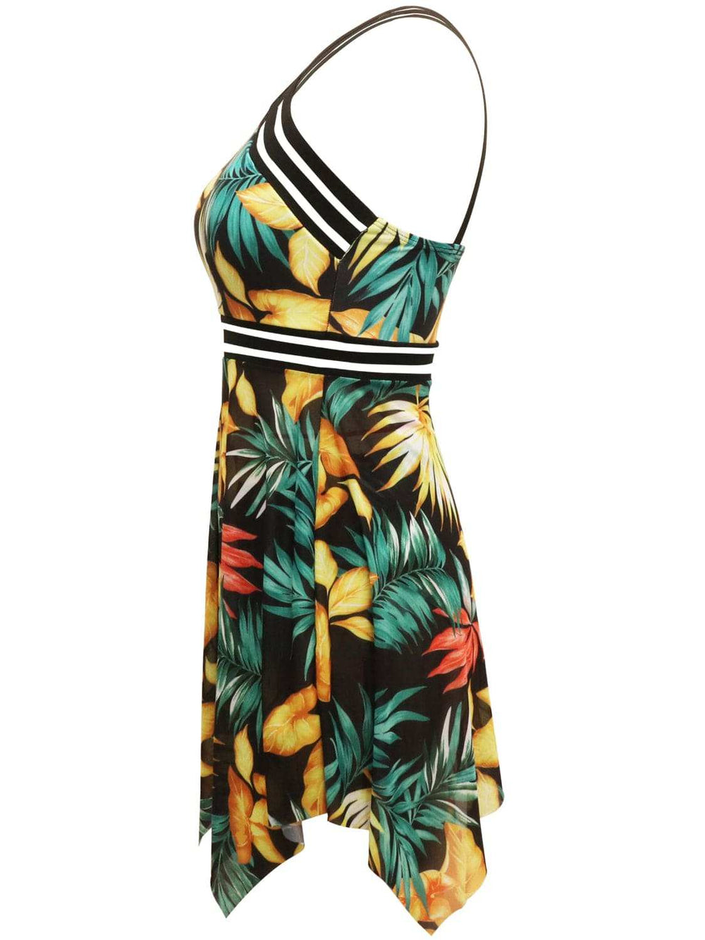 Cutout Printed Two-Piece Swim Set - Trendsi - Flyclothing LLC