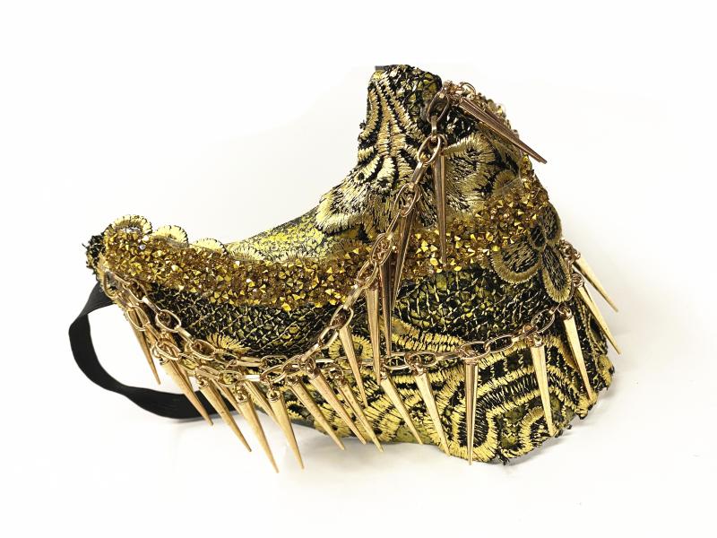 Skull Punk Rivets Performance Mask Halloween Mask - My Store - Flyclothing LLC