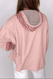 Drawstring Star Long Sleeve Hoodie - Trendsi - Flyclothing LLC