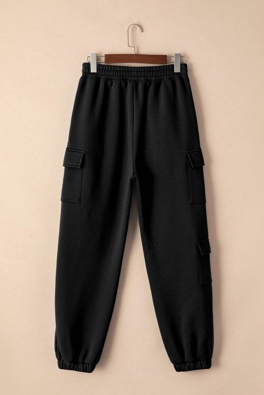 Pocketed Elastic Waist Active Joggers - Trendsi - Flyclothing LLC