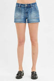 RISEN Low Rise Patched Pocket Shorts - Trendsi - Flyclothing LLC