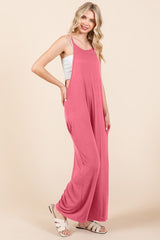 Culture Code Full Size Sleeveless Wide Leg Jumpsuit with Pockets - Trendsi