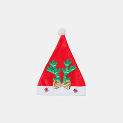 2 Piece Antler Christmas Hat with pompom - Trendsi