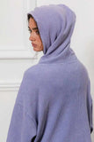 BiBi Washed Waffle Thermal Hooded Jacket - Trendsi - Flyclothing LLC