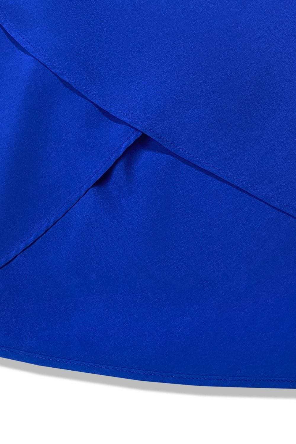 Round Neck Cap Sleeve Dress - Trendsi - Flyclothing LLC