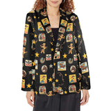 Baha Ranch Vintage Cowgirl Collage Western Blazer