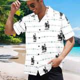 Baha Ranch Saddle Up Western Hawaiian Shirt Made in America - Baha Ranch Western Wear - Flyclothing LLC