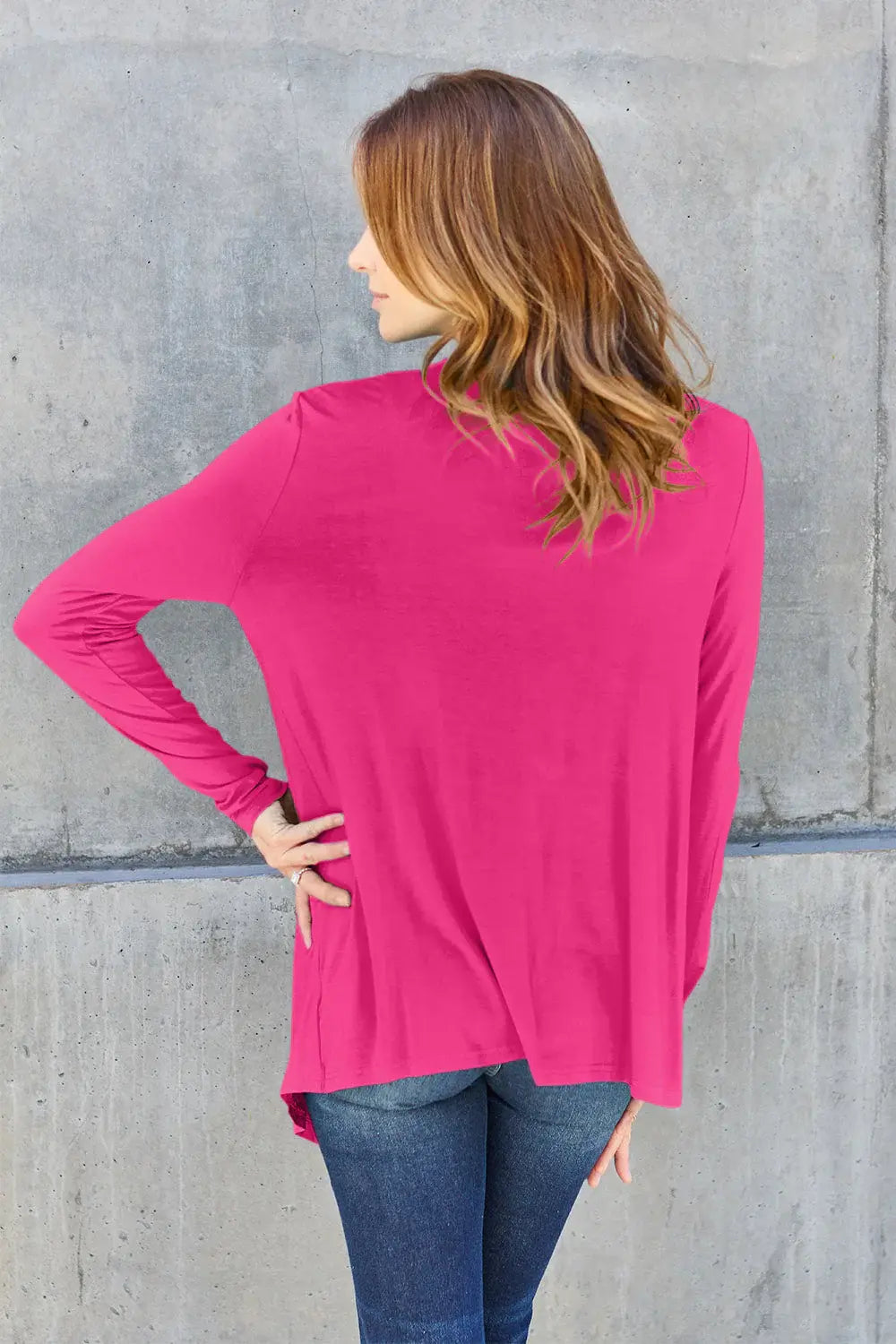 Basic Bae Full Size Open Front Long Sleeve Cardigan - ShopBasicbae - Flyclothing LLC