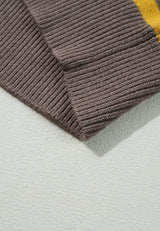 Flower Stripe Round Neck Long Sleeve Sweater - Trendsi - Flyclothing LLC