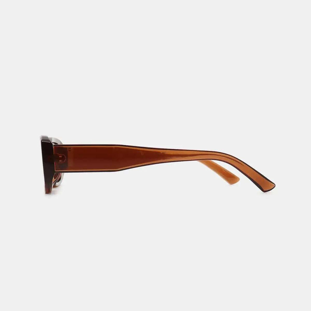 Polycarbonate Frame Rectangle Sunglasses - Trendsi - Flyclothing LLC