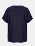 Baseball Round Neck Half Sleeve T-Shirt - Trendsi