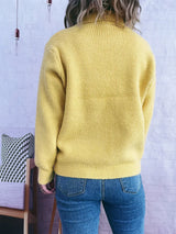 Ribbed Button-Up Cardigan - Trendsi - Flyclothing LLC