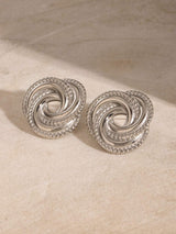 Stainless Steel Volution Stud Earrings - Trendsi - Flyclothing LLC