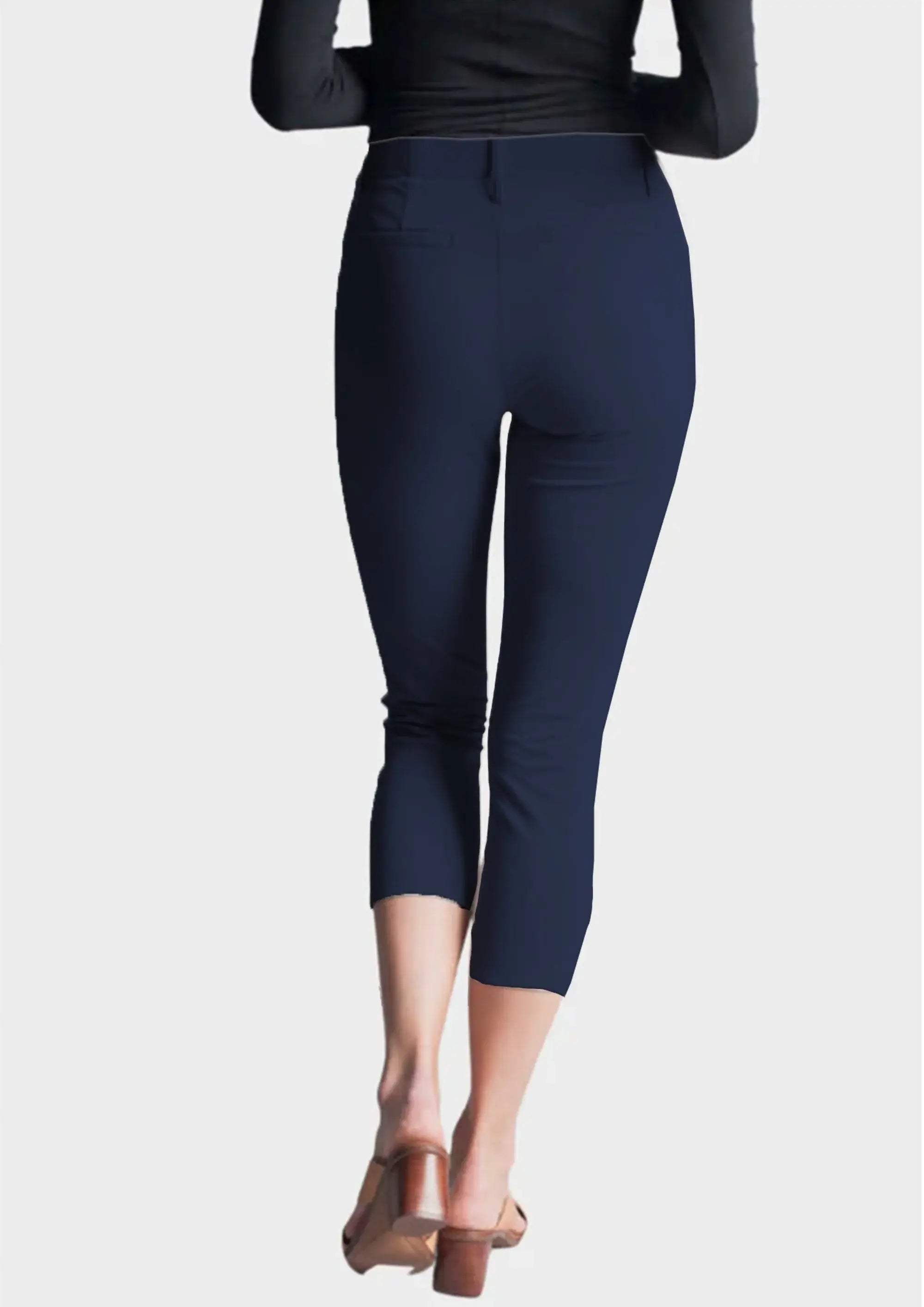 Easy Street Stretch Crop Chino Pant - Buki - Flyclothing LLC