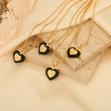 Titanium Steel Heart Shape Necklace - Trendsi - Flyclothing LLC