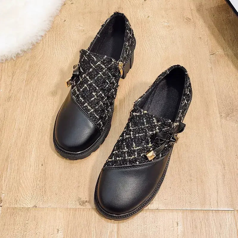 Round Toe Block Heels Boots - Trendsi - Flyclothing LLC