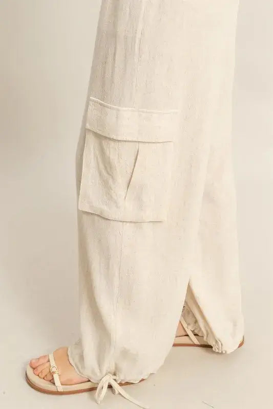 HYFVE Crop Top and Cargo Pants Set - Trendsi - Flyclothing LLC