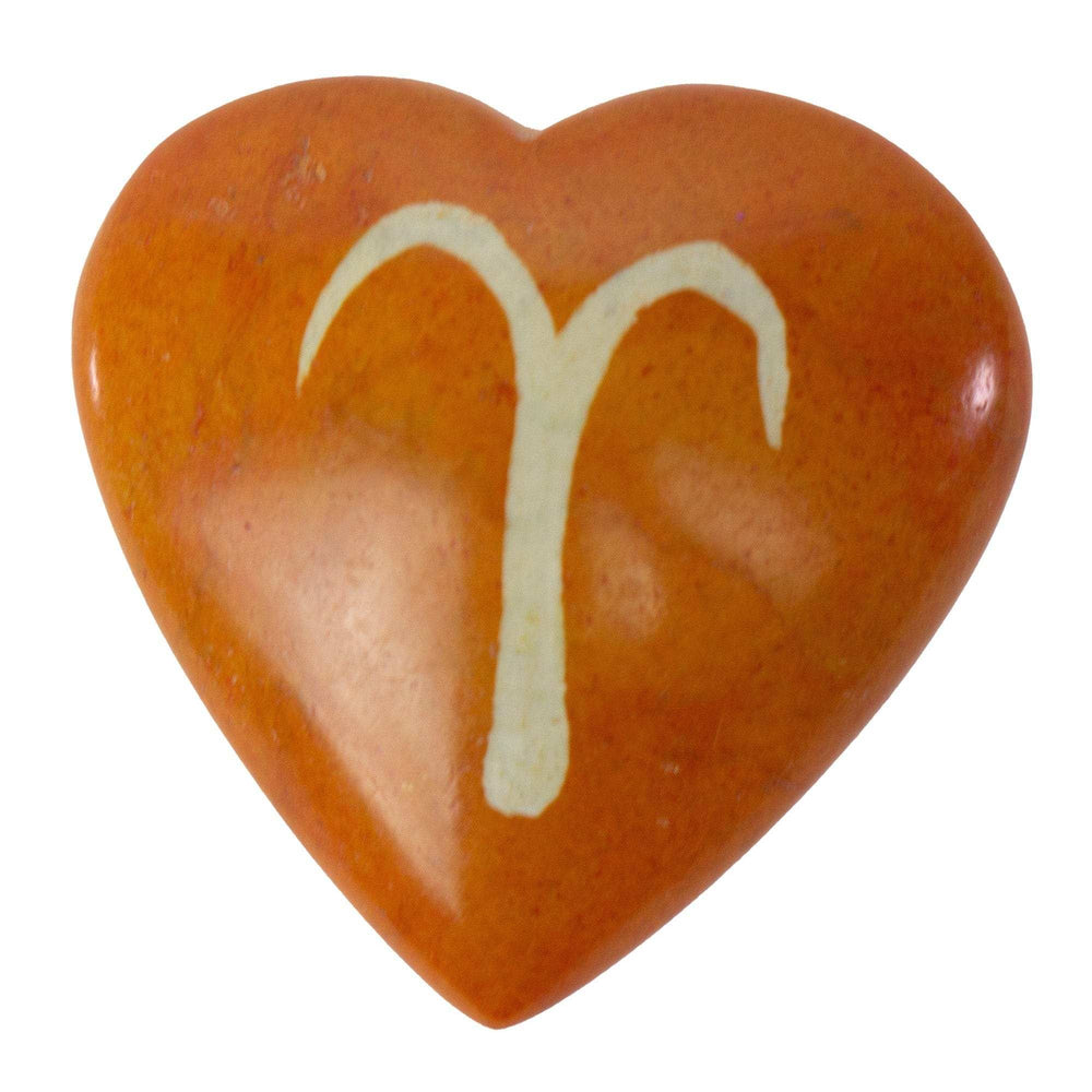 Zodiac Soapstone Hearts, Pack of 5: ARIES - SMOLArt - Flyclothing LLC