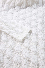 Lace Mock Neck Long Sleeve Top - Trendsi - Flyclothing LLC