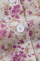 Printed Collared Neck Long Sleeve Shirt - Trendsi - Flyclothing LLC