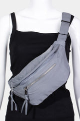 Fame Multi Pocket Nylon Crossbody Bag - Trendsi