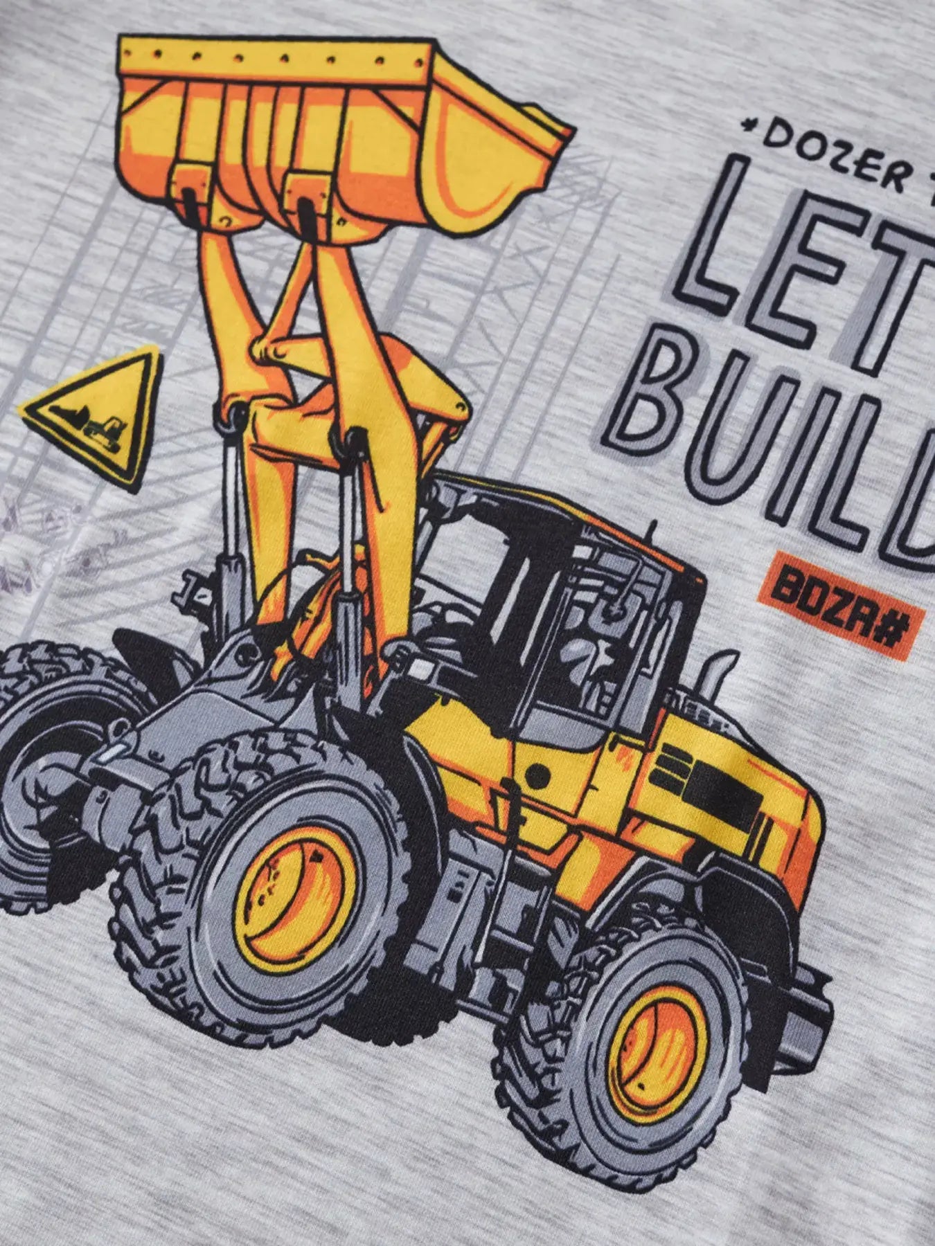 Children's Dozer Truck Tee and Shorts Set - Trendsi - Flyclothing LLC