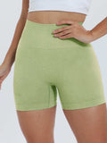 High Waist Active Shorts - Trendsi - Flyclothing LLC