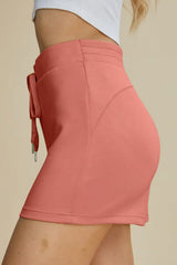 Basic Bae Full Size Air Scuba Drawstring High Waist Shorts - ShopBasicbae - Flyclothing LLC