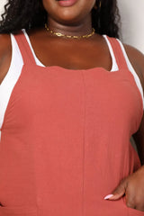 Perfee Wide Leg Overalls with Front Pockets - Trendsi - Flyclothing LLC