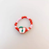 Colorful Fruit Charm Beaded Ring - Trendsi - Flyclothing LLC