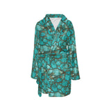 Baha Ranch All Turquoise Women's Bath Robe - Baha Ranch Western Wear - Flyclothing LLC