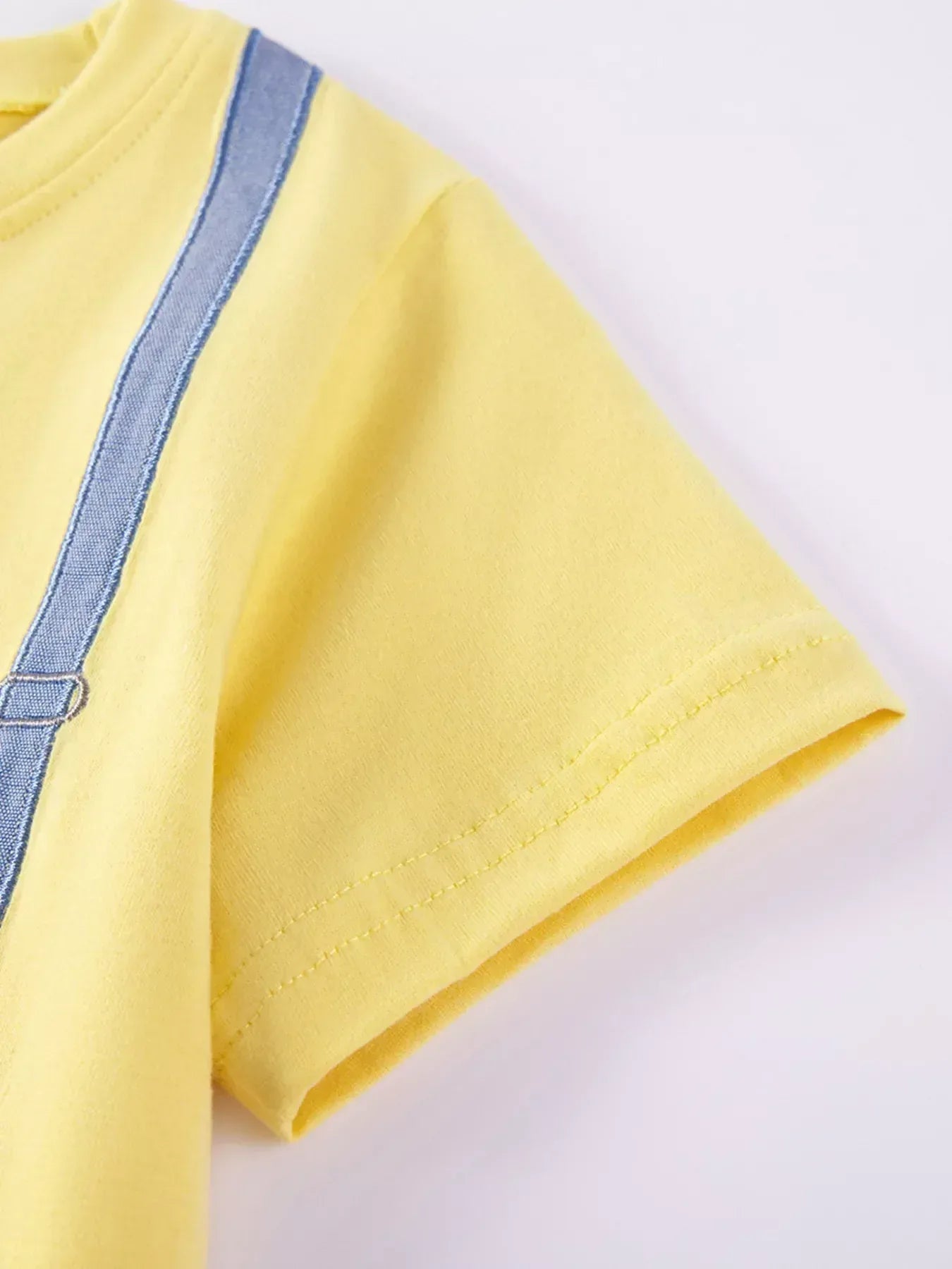 Children's Bow Embroidered Round Neck T-Shirt - Trendsi - Flyclothing LLC