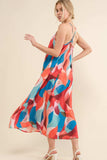 And the Why Printed Crisscross Back Cami Dress - Trendsi - Flyclothing LLC
