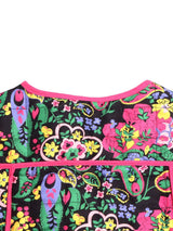 Tied Printed Long Sleeve Jacket - Trendsi - Flyclothing LLC