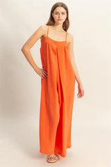 HYFVE Double Gauze Super Flowy Cami Jumpsuit - Trendsi - Flyclothing LLC
