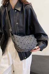 Polyester Printed Adjustable Strap Crossbody Bag - Trendsi