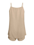 Spaghetti Strap Top and Shorts Set - Trendsi
