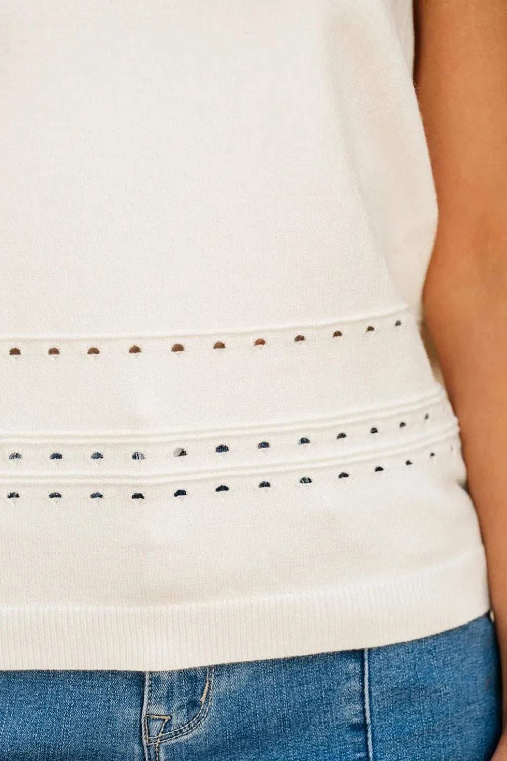 Square Neck Wide Strap Sweater Tank - Trendsi - Flyclothing LLC