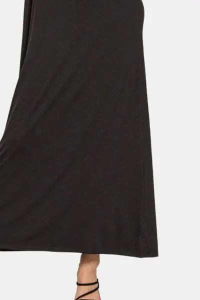 Zenana Scoop Neck Wide Strap Tank Dress - Trendsi - Flyclothing LLC