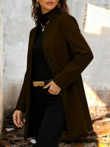 Button-Down Longline Outerwear - Trendsi - Flyclothing LLC