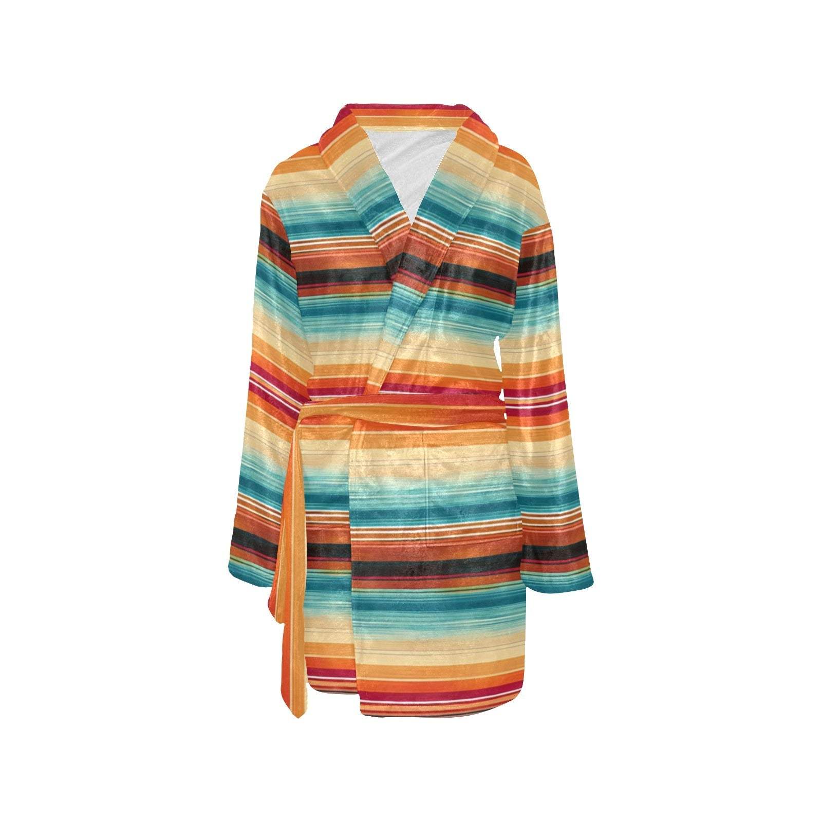 Baha Ranch Southwestern Serape Women's Bath Robe - Baha Ranch Western Wear - Flyclothing LLC