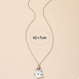 Halloween Cute Ghost Pendant Necklace - Trendsi - Flyclothing LLC