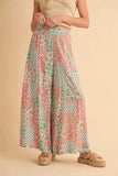 Aemi+Co Printed Wide Leg Pants - Trendsi - Flyclothing LLC
