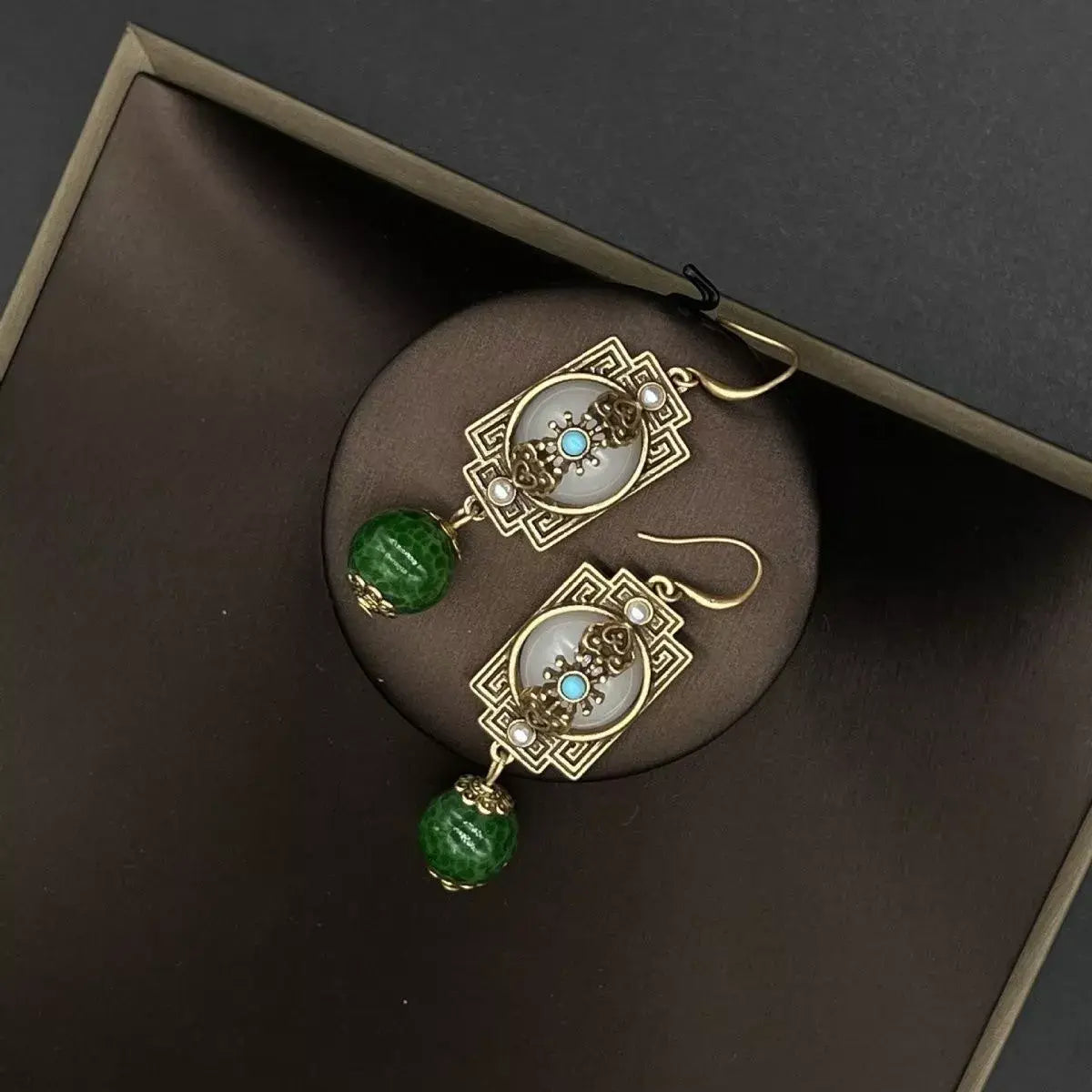 Vintage Style Dangle Earrings - Trendsi - Flyclothing LLC