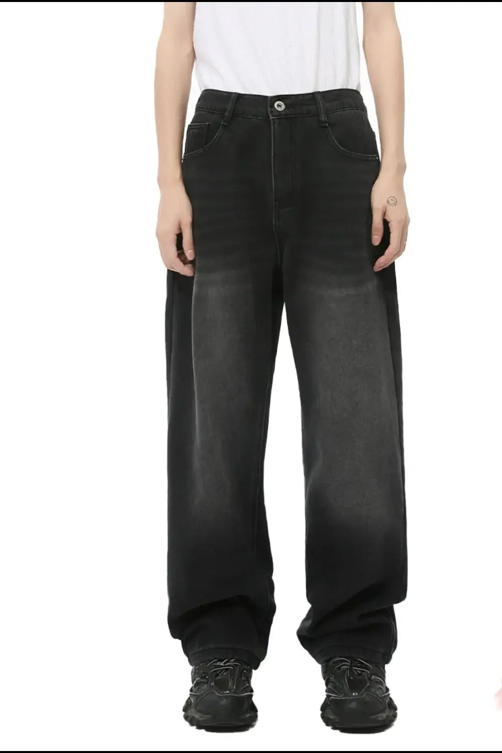 Men's Baggy Jeans with Pockets - Trendsi - Flyclothing LLC