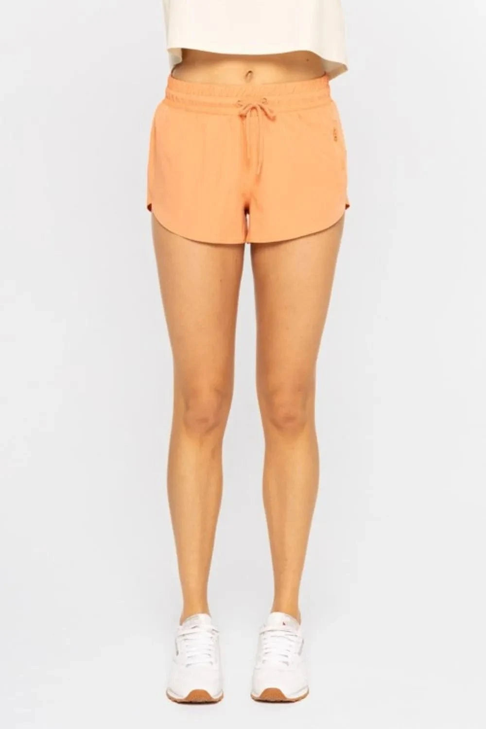 MONO B Drawcord Mini Shorts - Trendsi