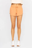 MONO B Drawcord Mini Shorts - Trendsi